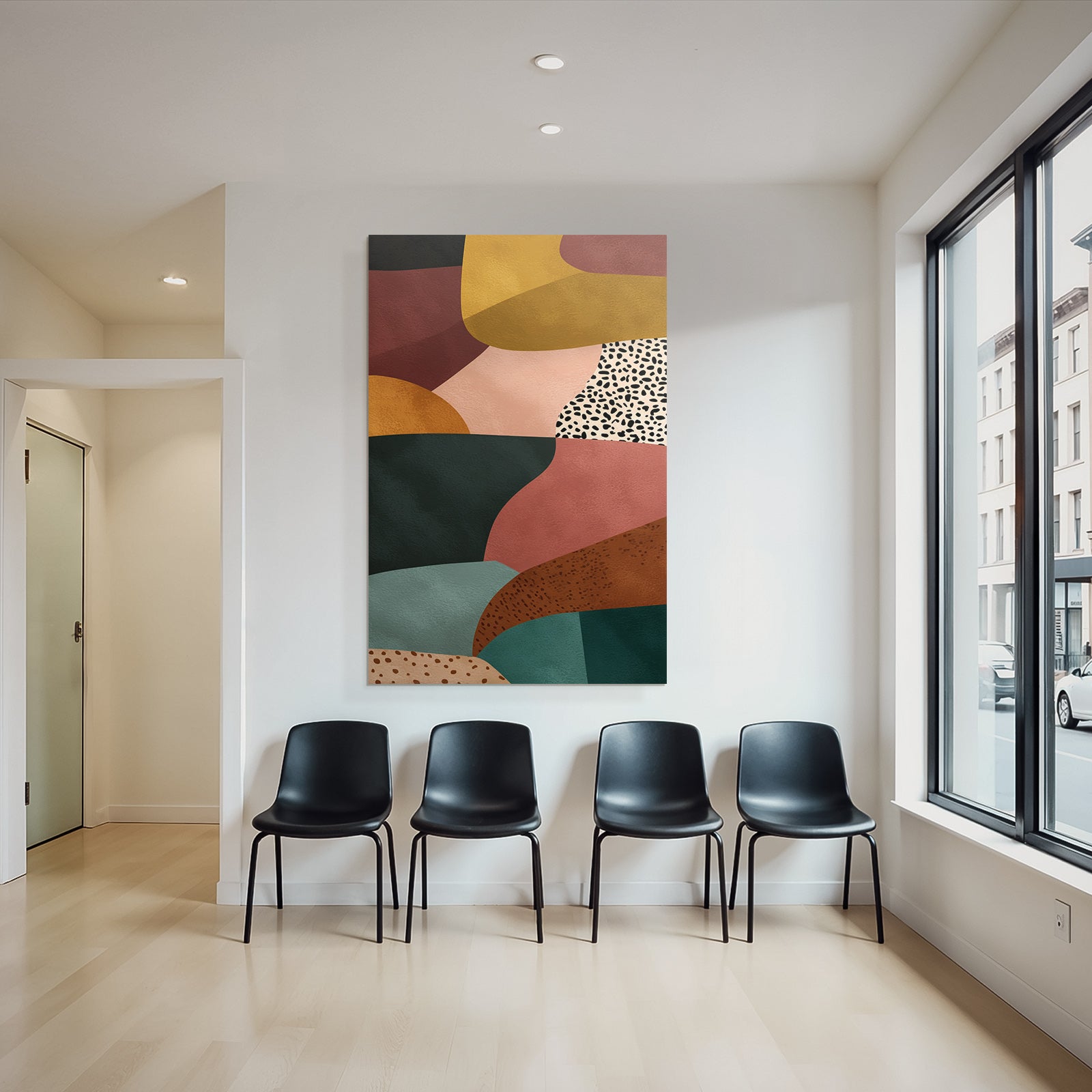 Bunte Formen Und Muster Grafikdesign
