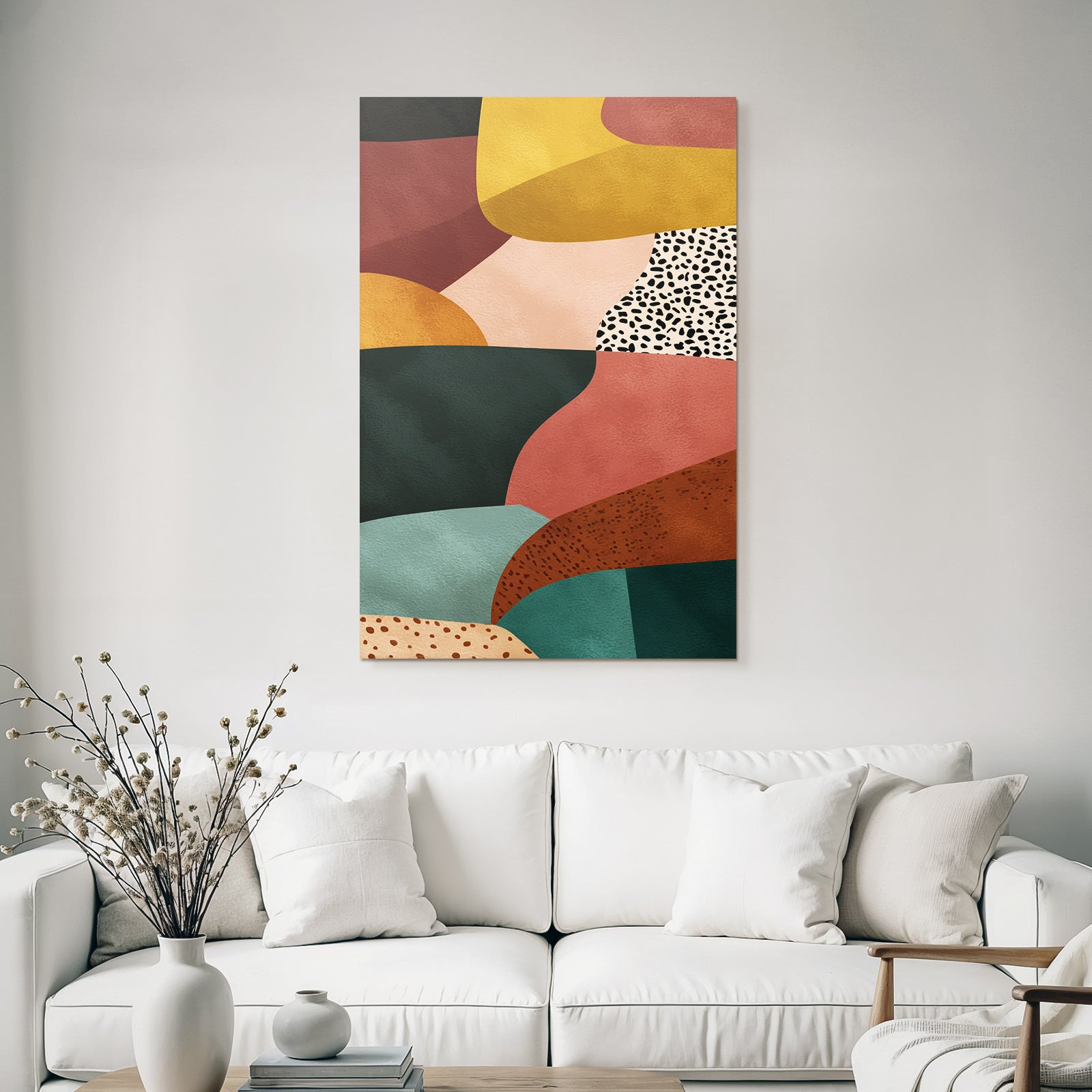 Bunte Formen Und Muster Grafikdesign