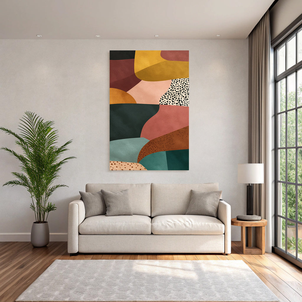 Bunte Formen Und Muster Grafikdesign