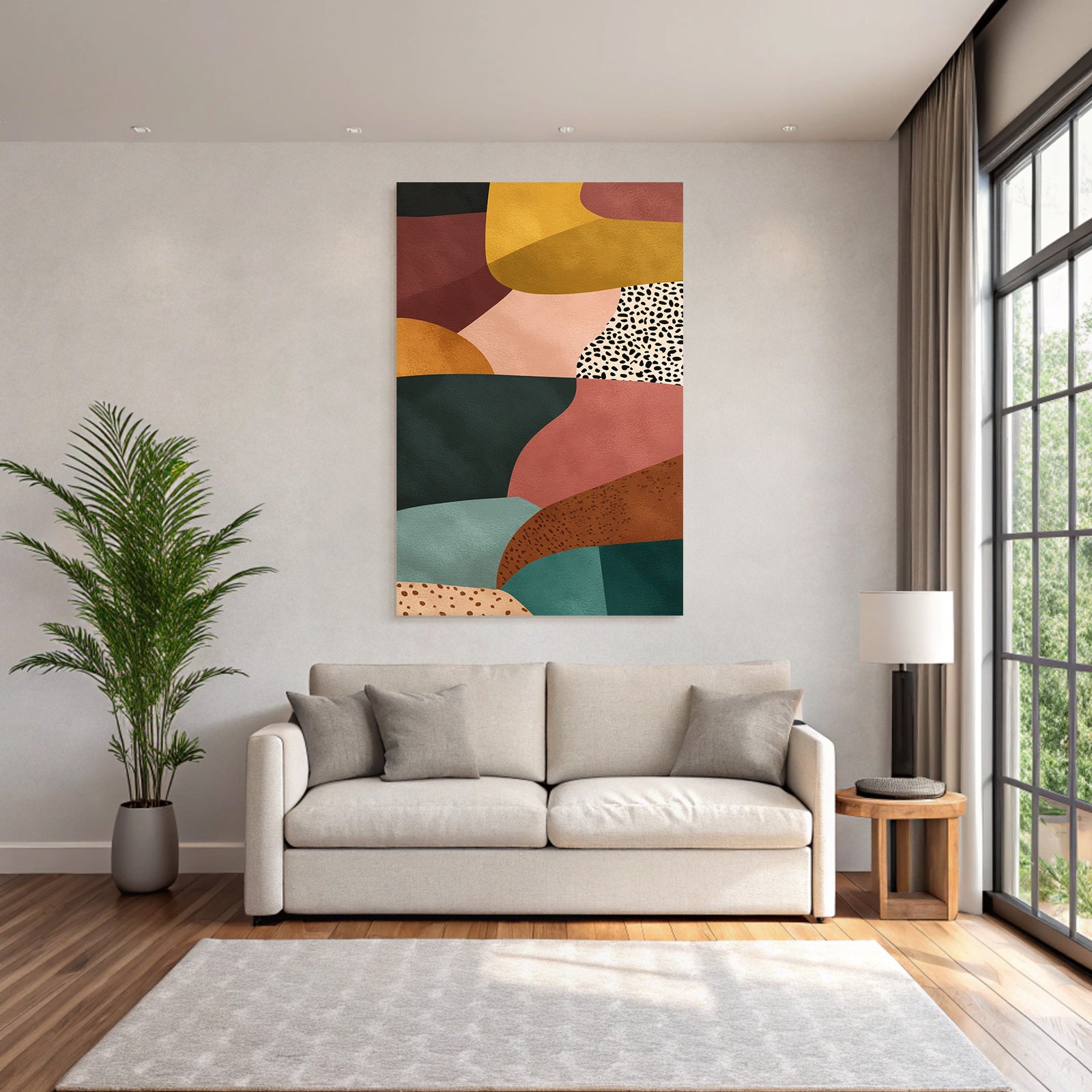 Bunte Formen Und Muster Grafikdesign