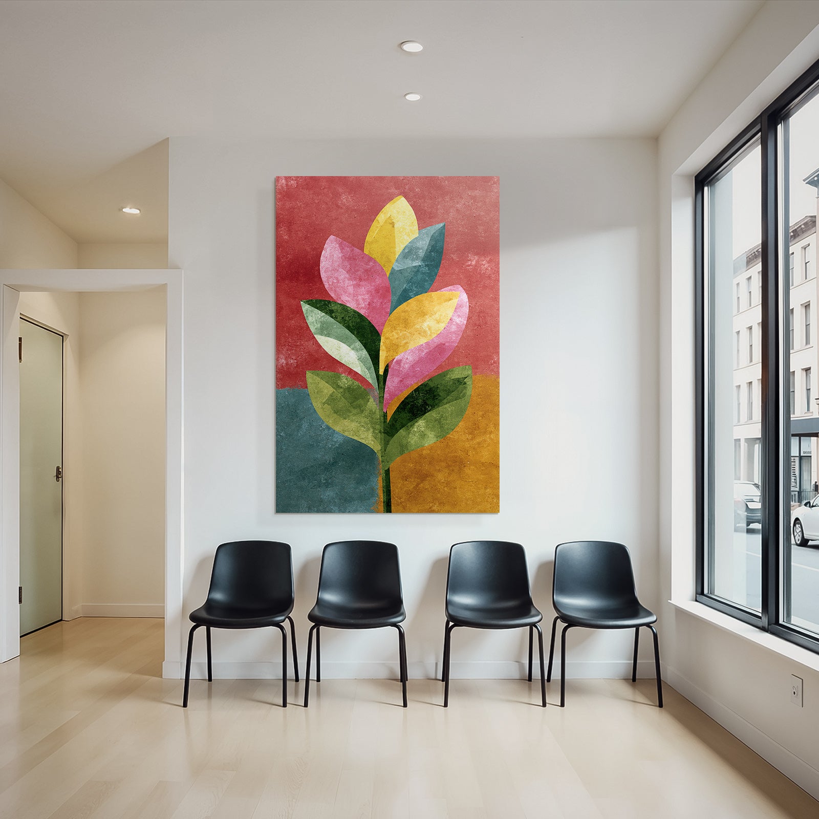 Bunte Pflanzen Illustration