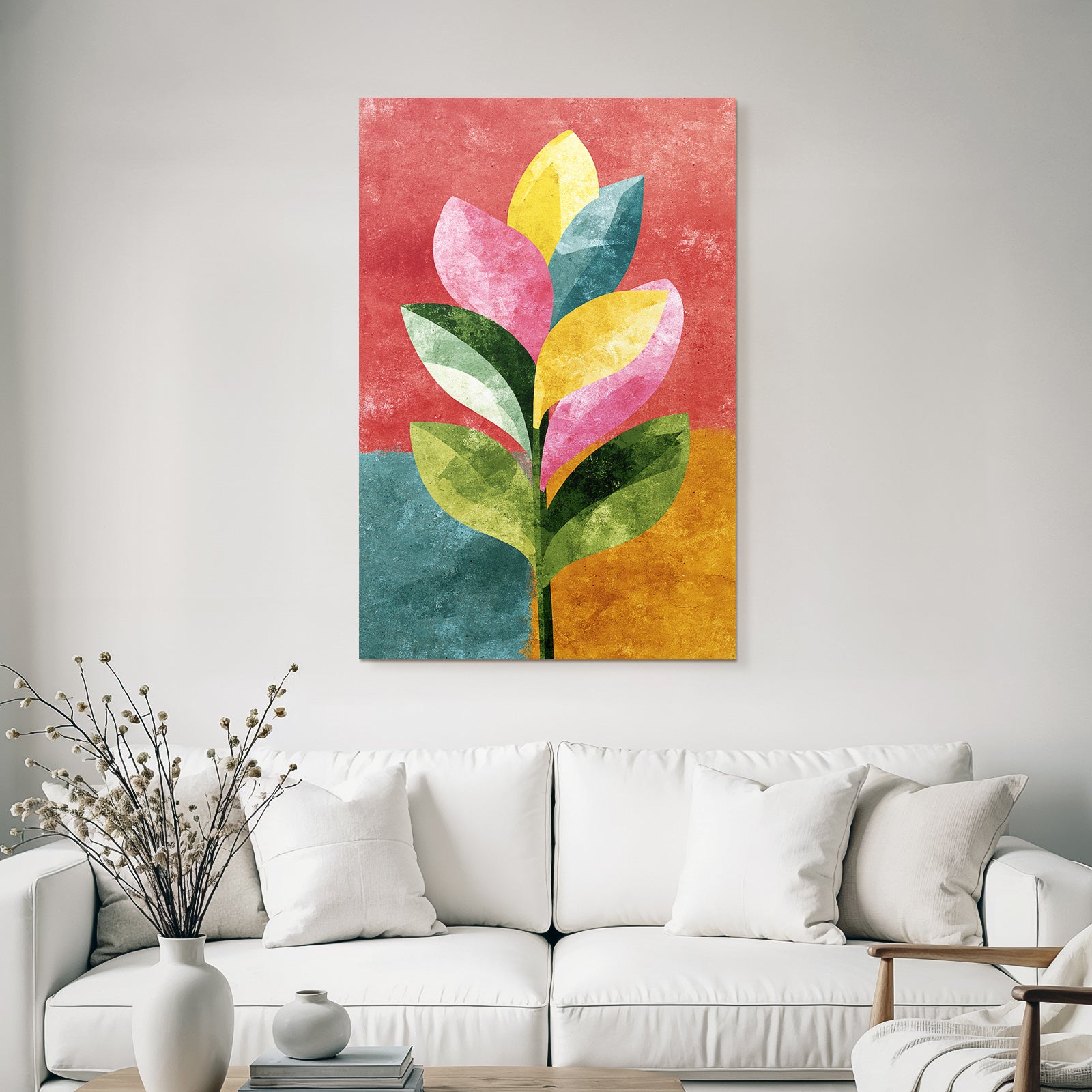 Bunte Pflanzen Illustration