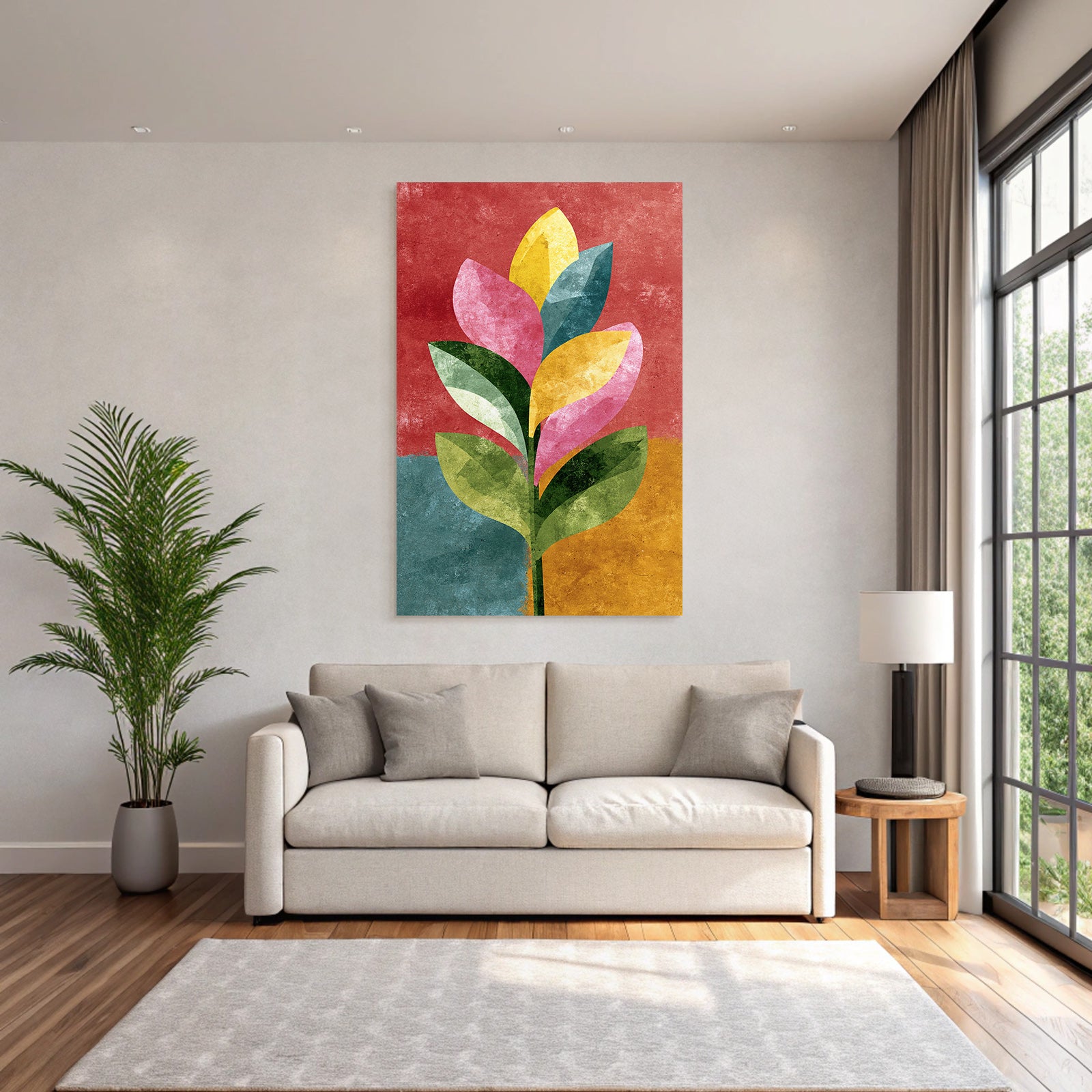 Bunte Pflanzen Illustration