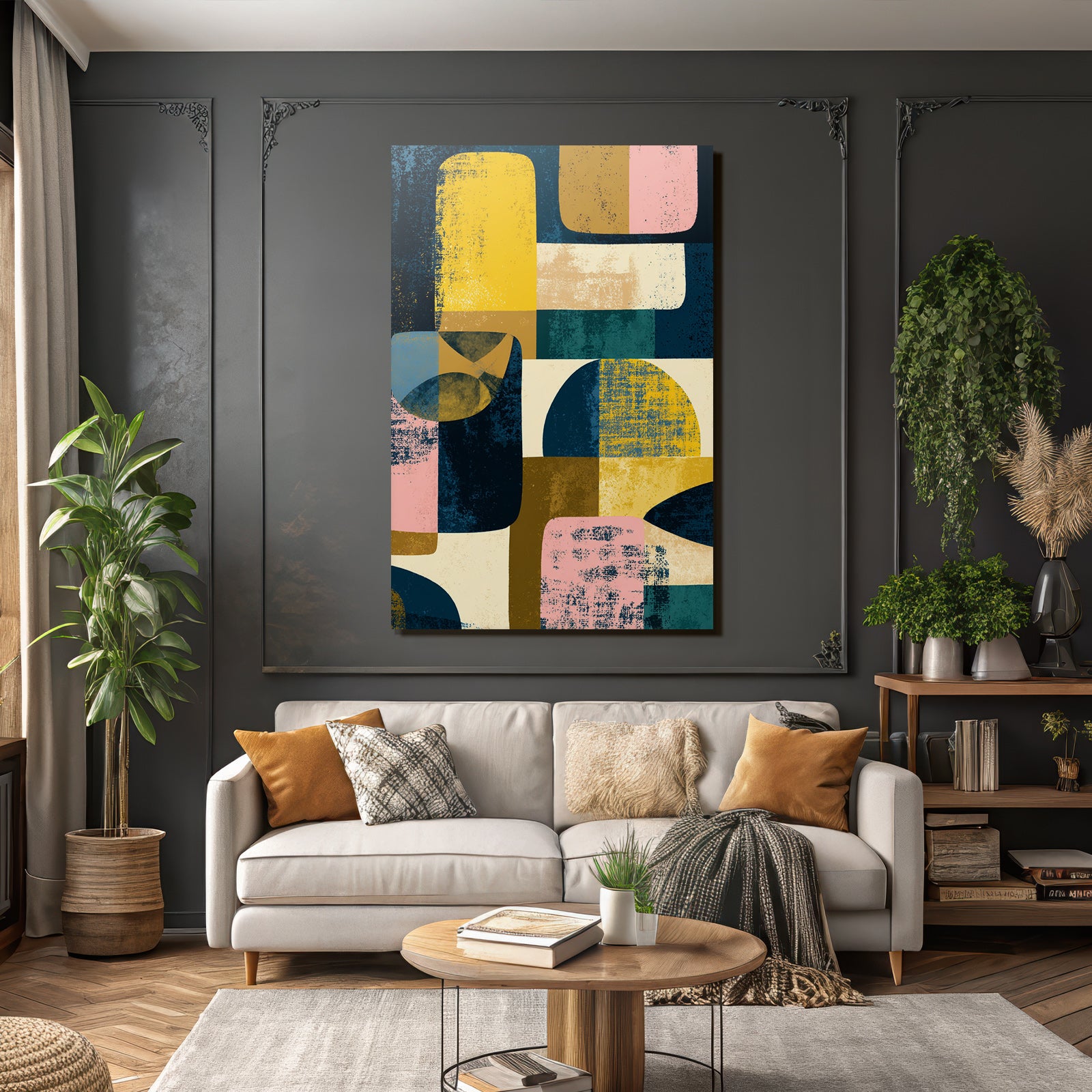 Geometrische Abstraktion Geometrische Formen Farben