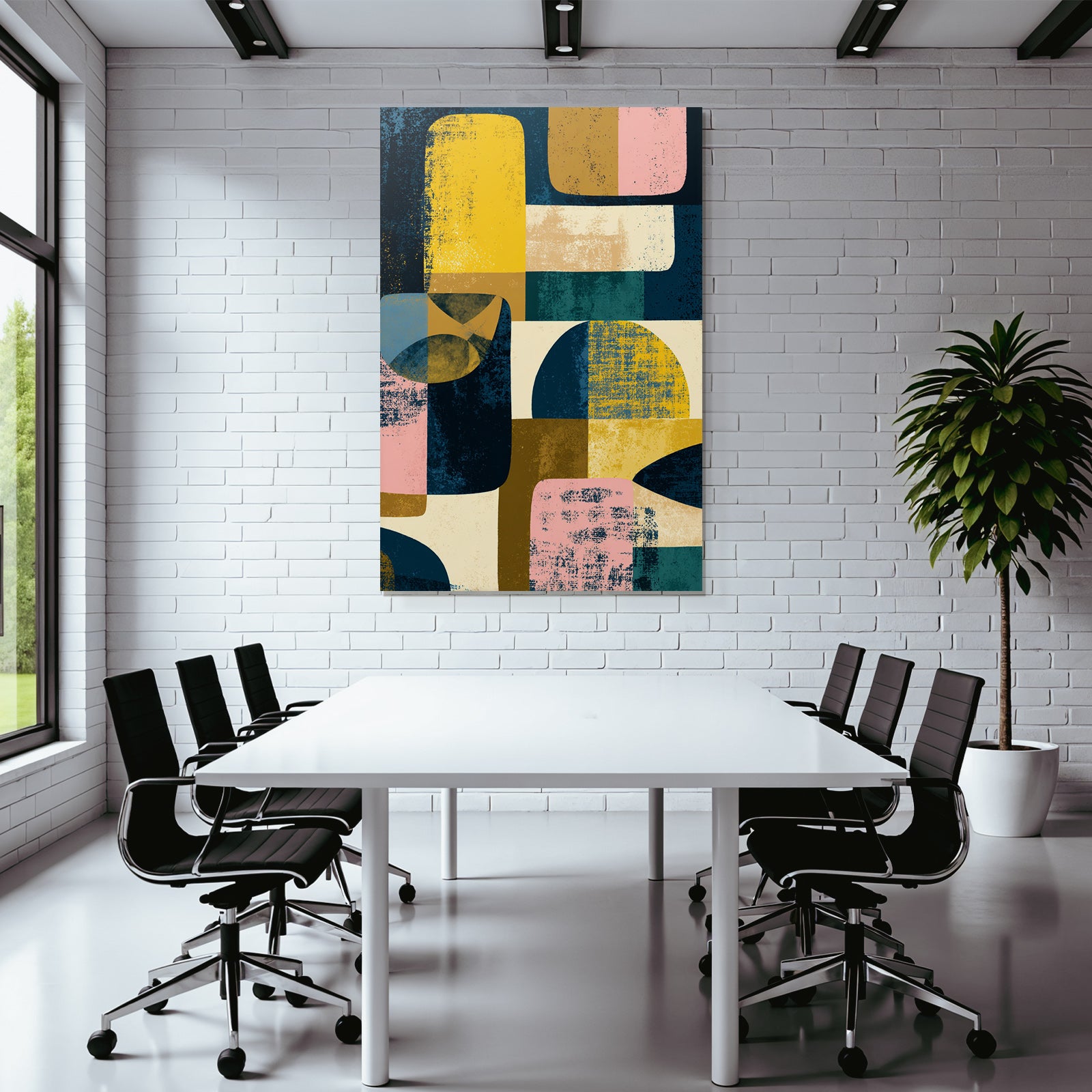 Geometrische Abstraktion Geometrische Formen Farben