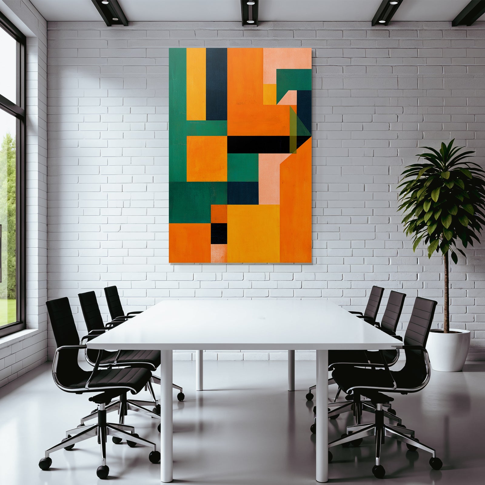 Geometrische Formen Farbenspiel