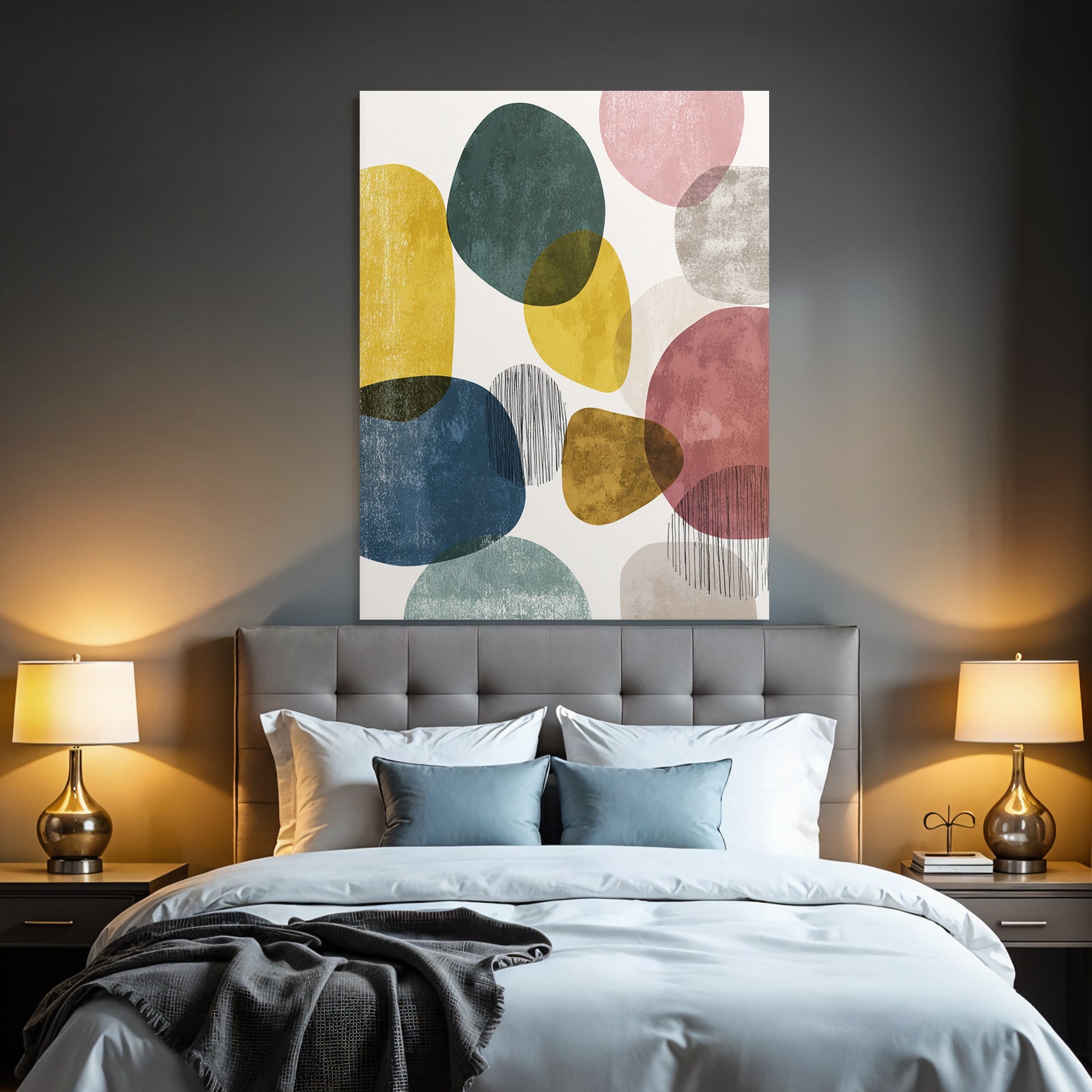 Moderne Abstrakte Gestaltung Farben Frohes Design