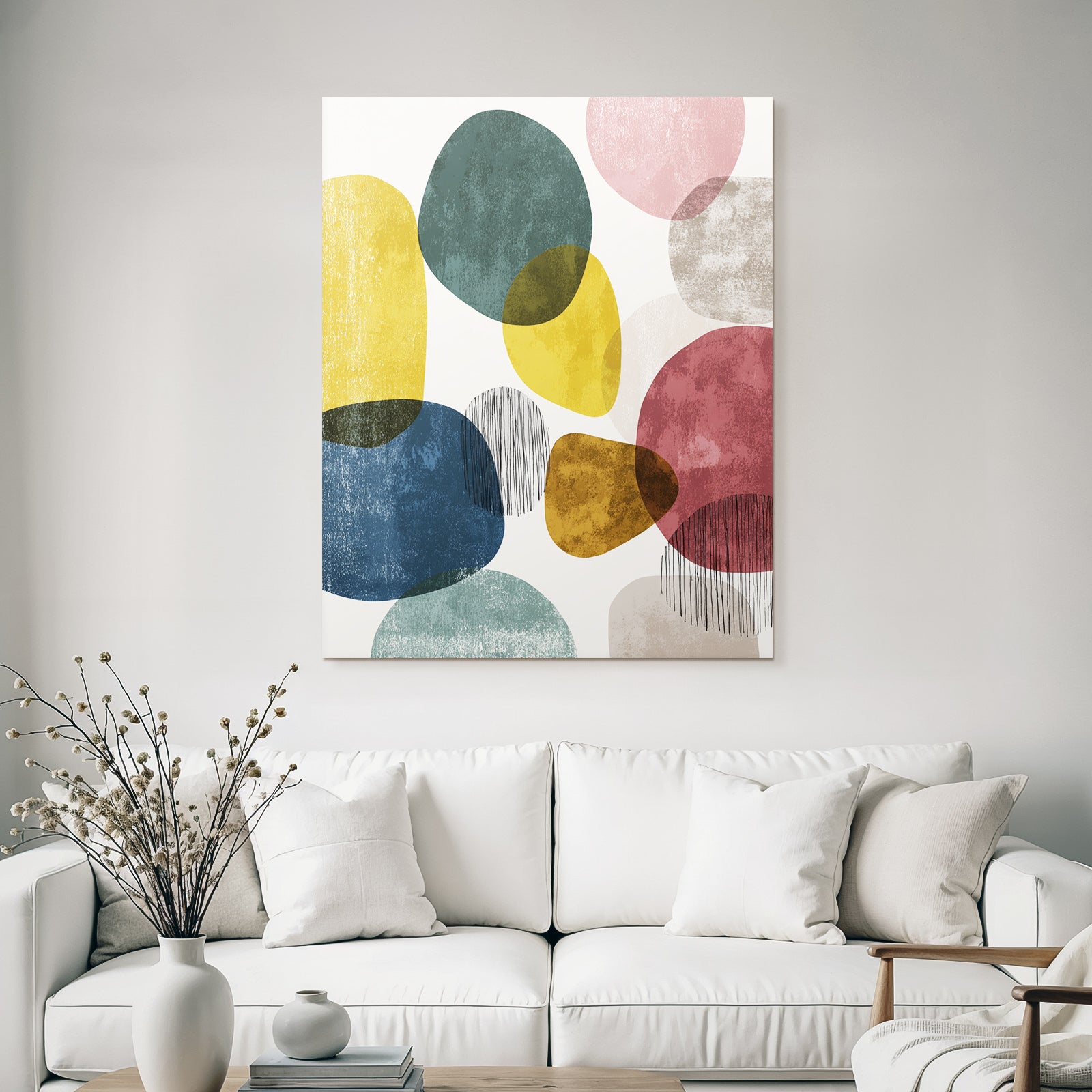 Moderne Abstrakte Gestaltung Farben Frohes Design