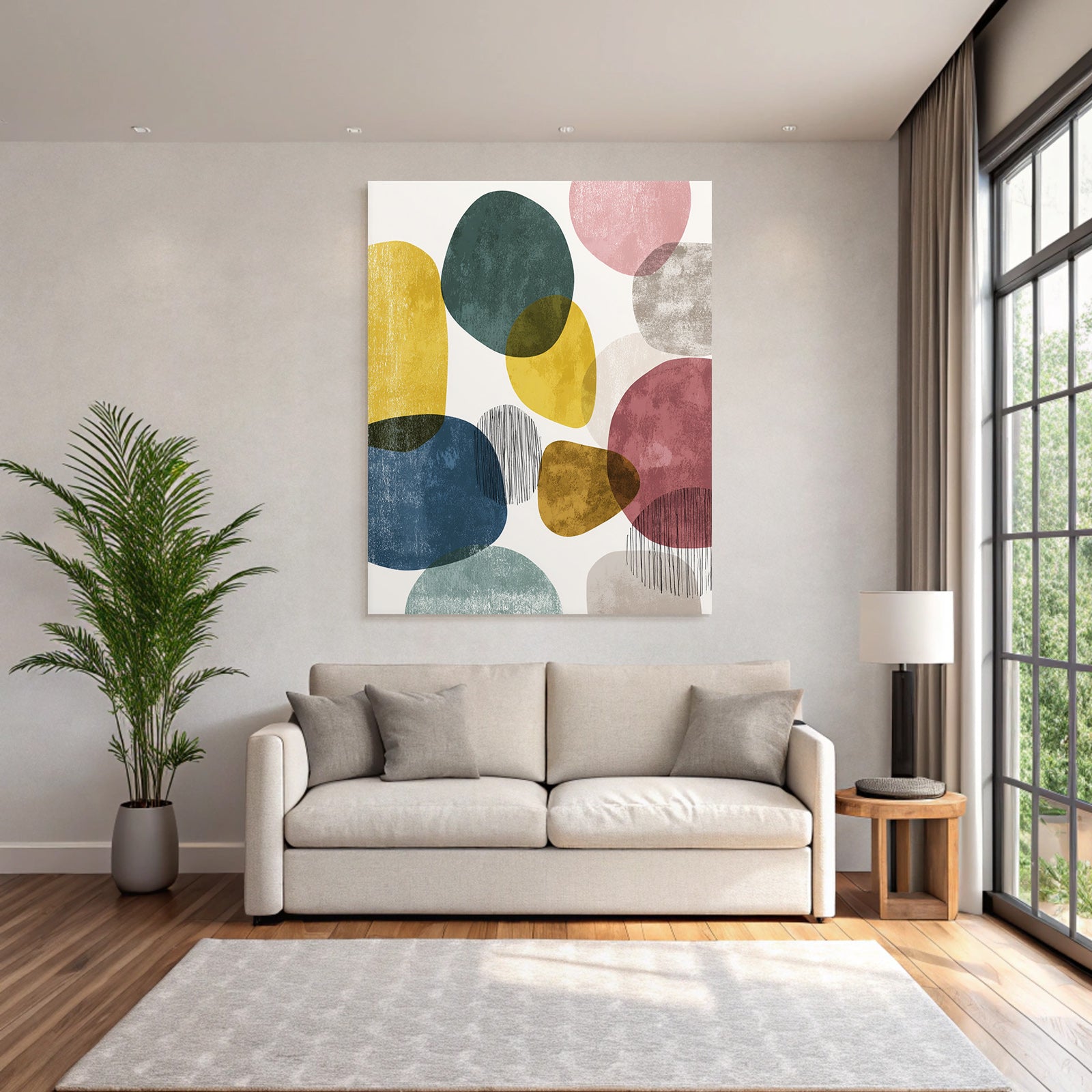 Moderne Abstrakte Gestaltung Farben Frohes Design