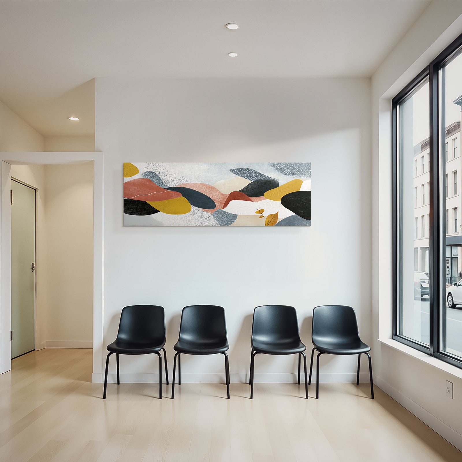 Abstraktes Design Verschiedene Formen Farben Vielfalt