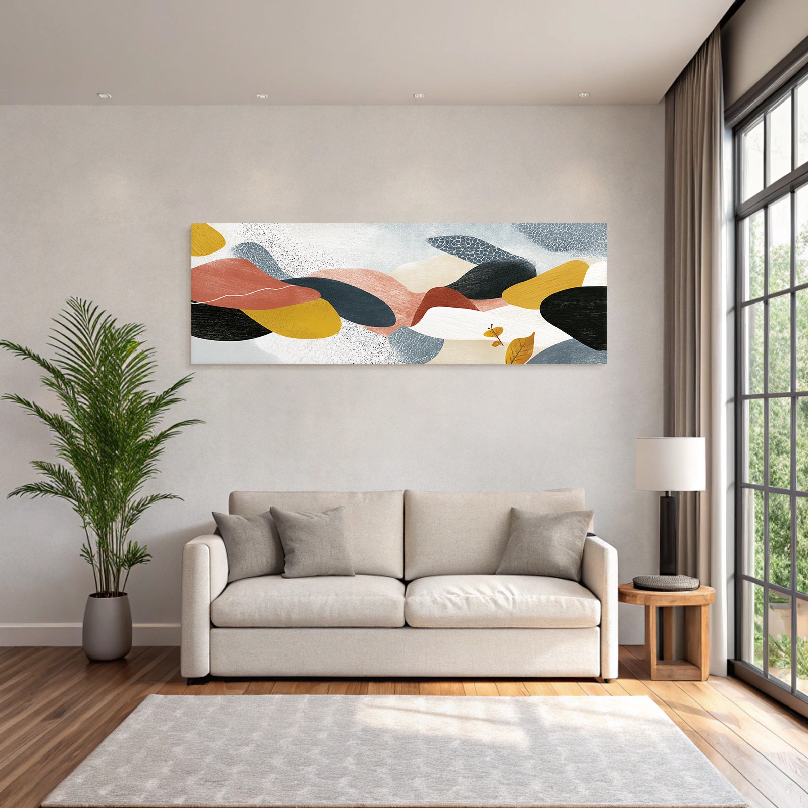 Abstraktes Design Verschiedene Formen Farben Vielfalt