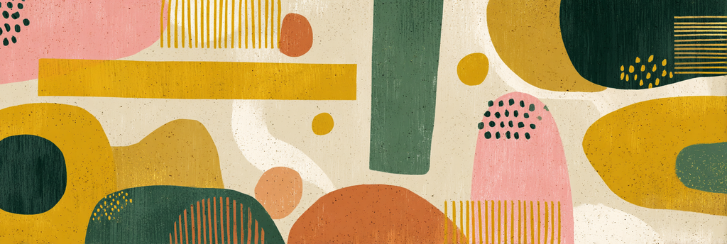 Abstracte Design Mischung Von Farben | Mid Century Modern | Einrichtungsstile