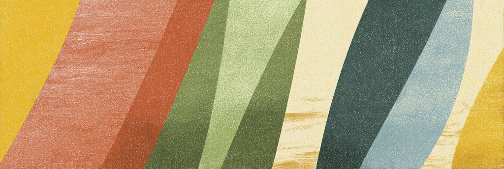Abstrakte Darstellung Farben Formen Kunst | Mid Century Modern | Einrichtungsstile