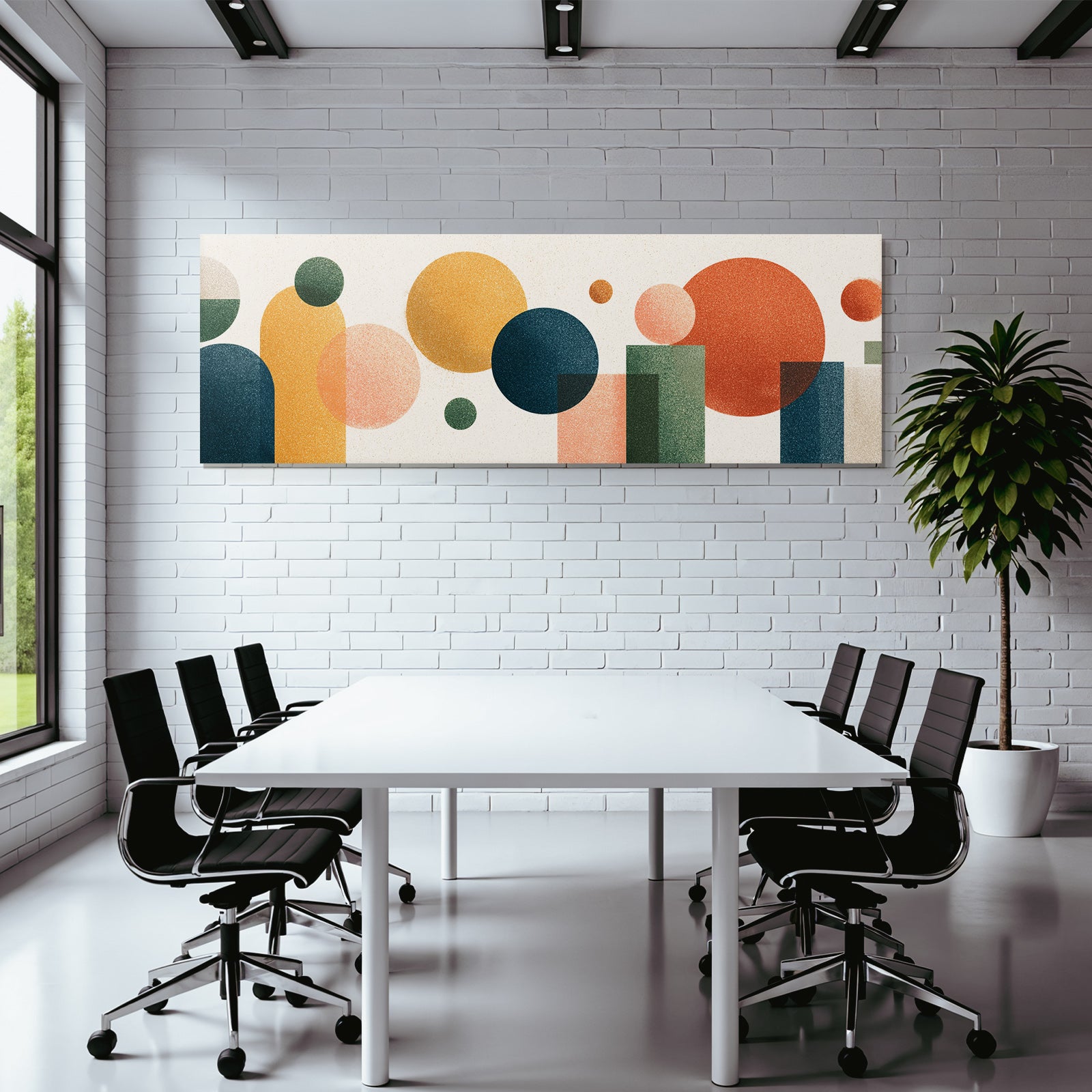 Abstrakte Formen Farben Hintergrund