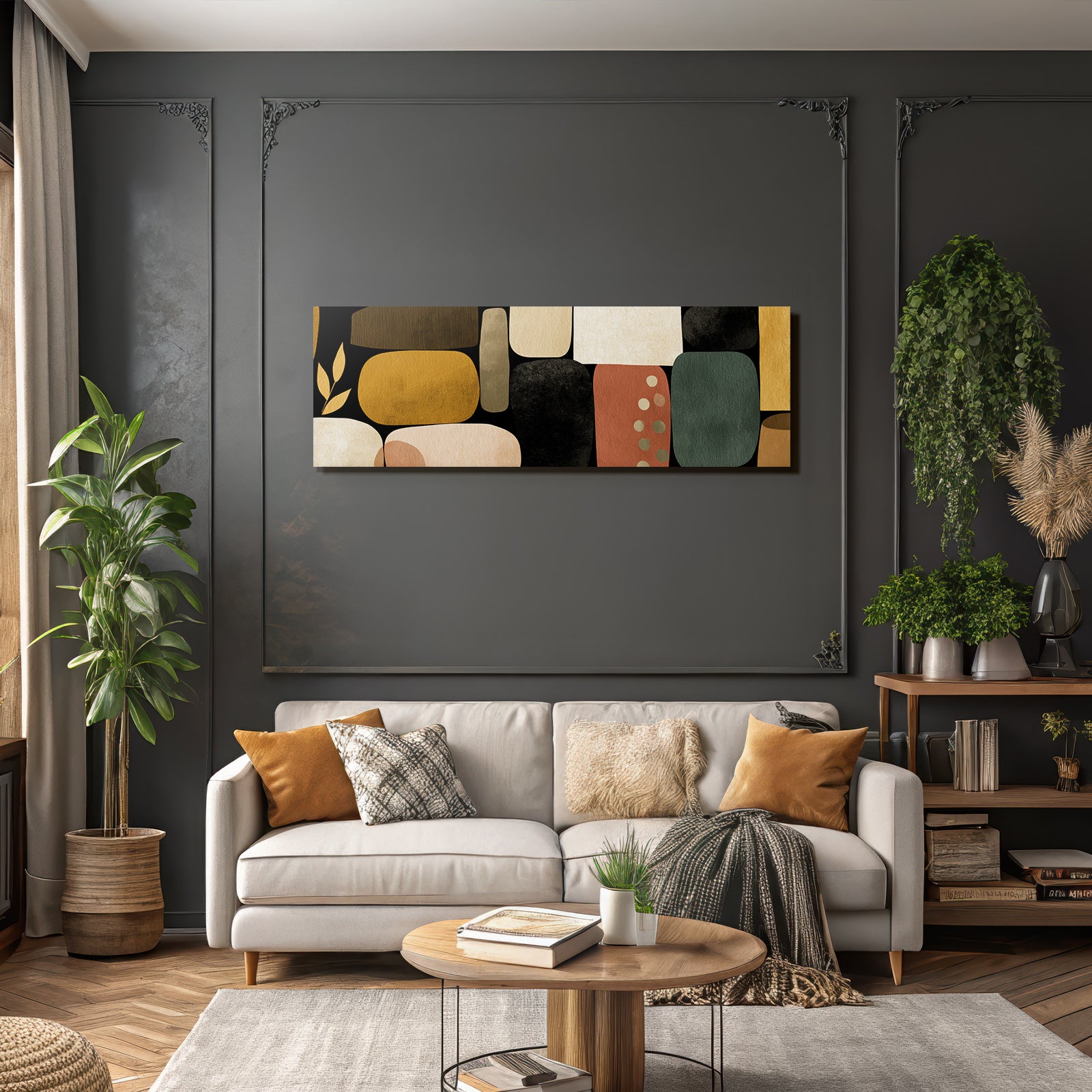 Abstrakte Formen Und Farben Dekoration