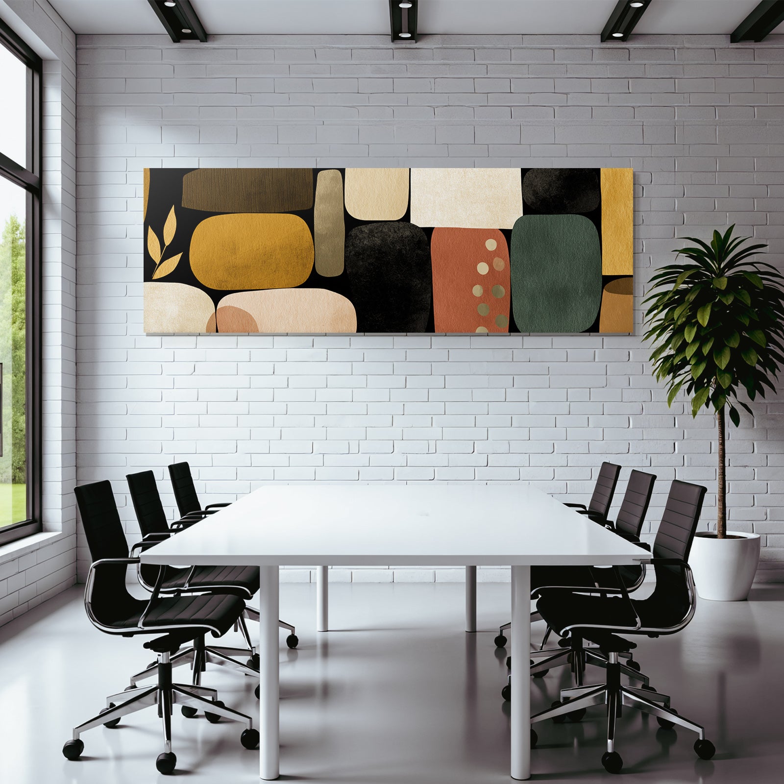 Abstrakte Formen Und Farben Dekoration
