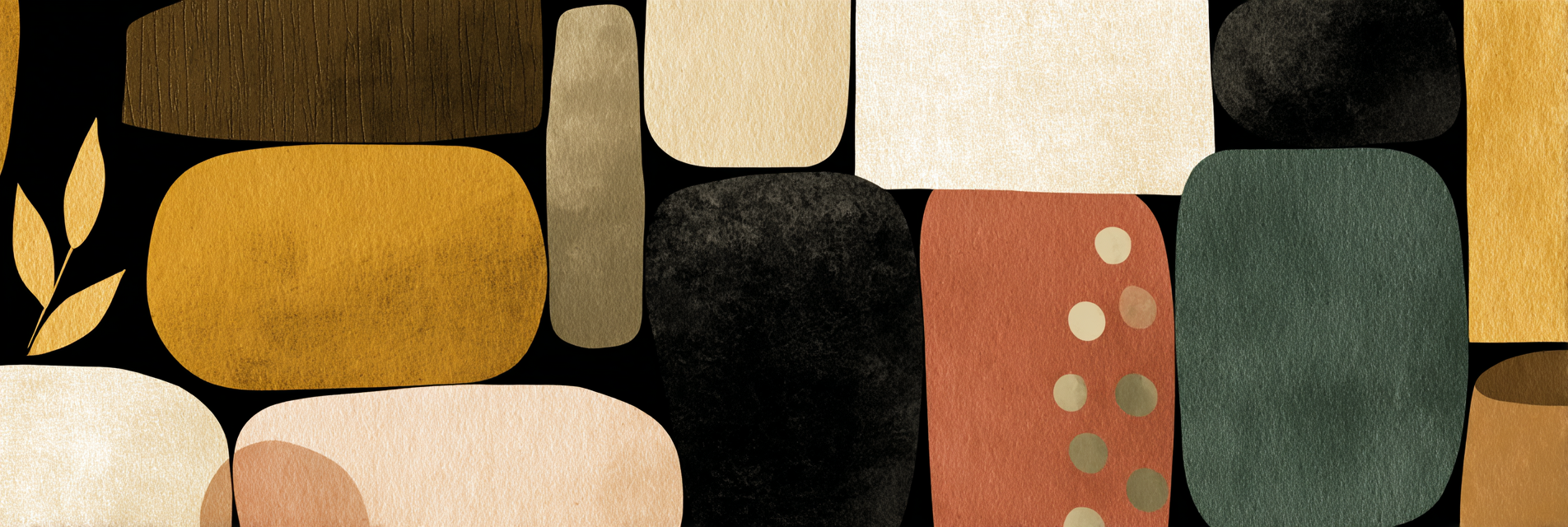 Abstrakte Formen Und Farben Dekoration | Mid Century Modern | Einrichtungsstile