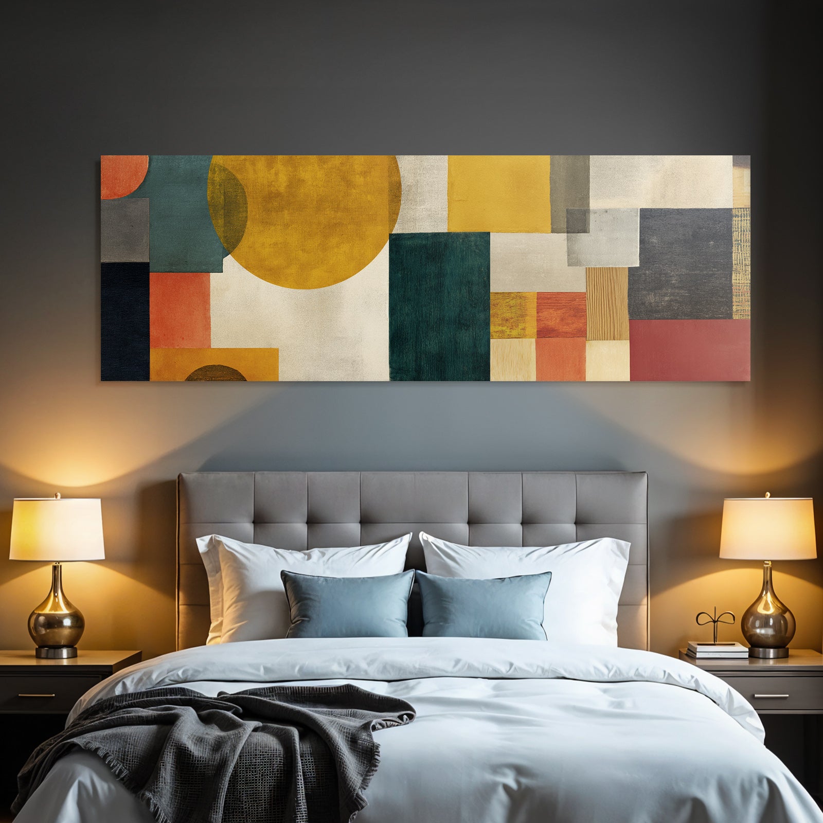 Abstrakte Geometrische Formen Farbe