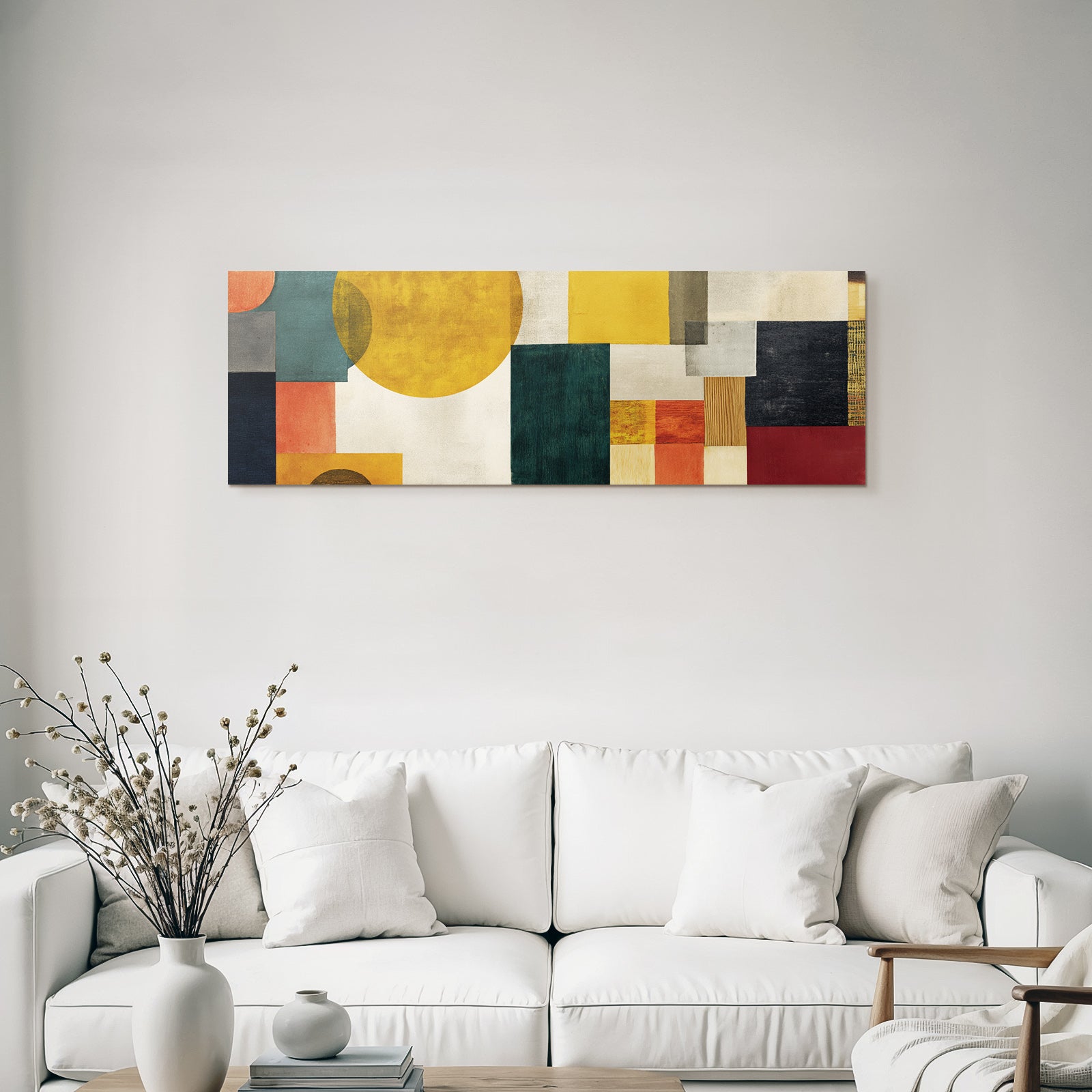 Abstrakte Geometrische Formen Farbe