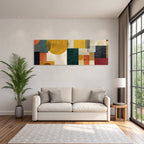 Abstrakte Geometrische Formen Farbe