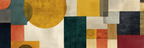 Abstrakte Geometrische Formen Farbe | Mid Century Modern | Einrichtungsstile