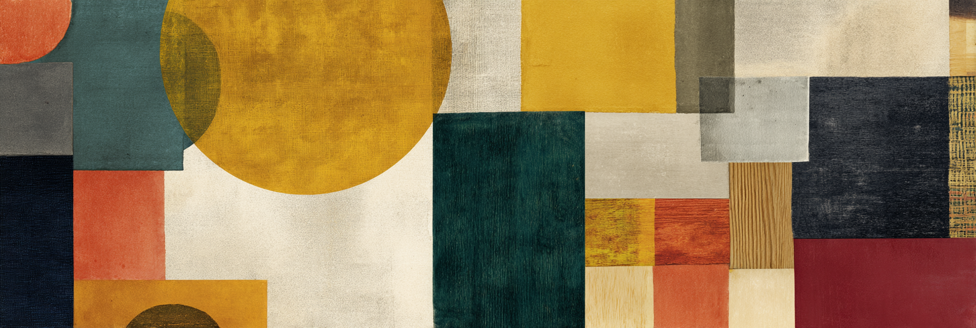 Abstrakte Geometrische Formen Farbe | Mid Century Modern | Einrichtungsstile
