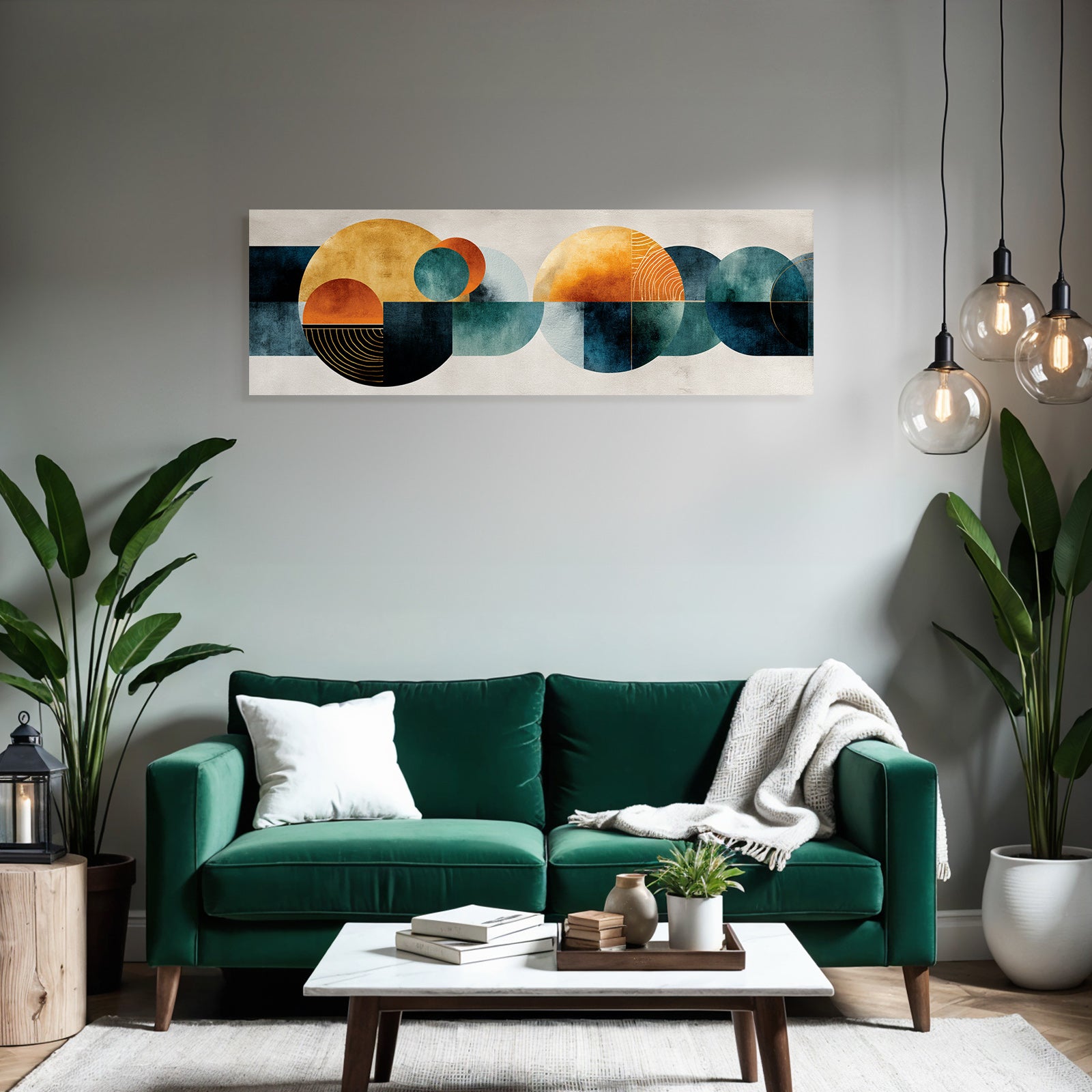 Abstrakte Geometrische Formen Kreise Und Bogen Erdige Farben Texturen