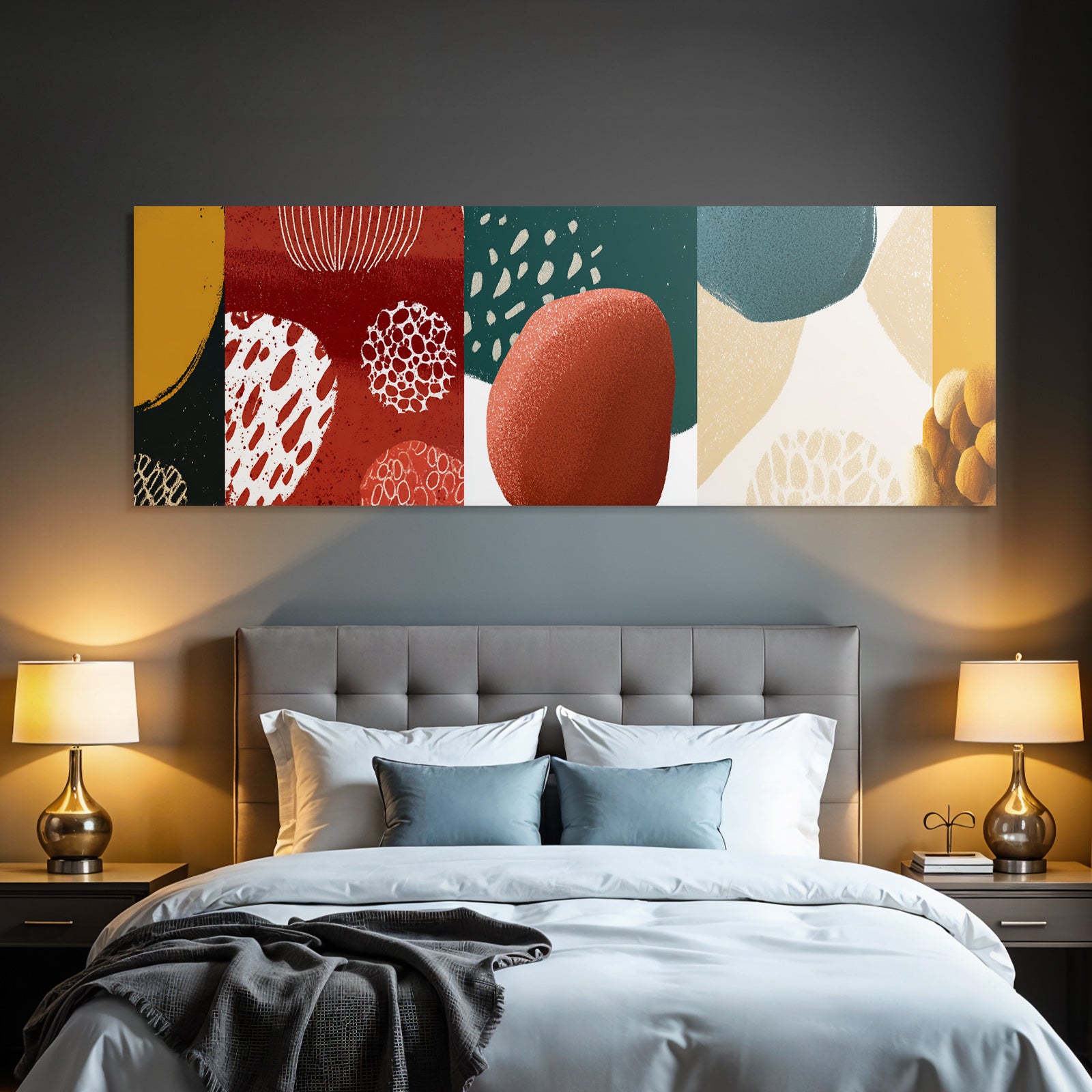 Abstrakte Illustration Farben Formen Texuren