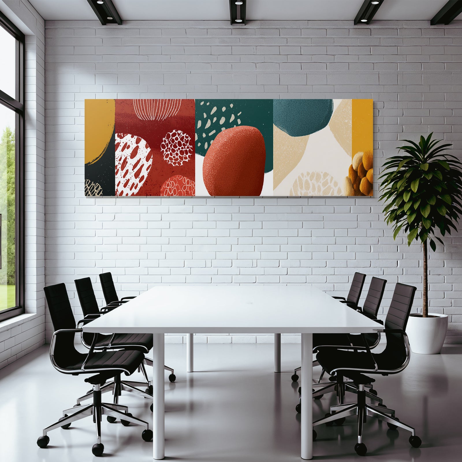 Abstrakte Illustration Farben Formen Texuren