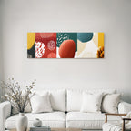 Abstrakte Illustration Farben Formen Texuren