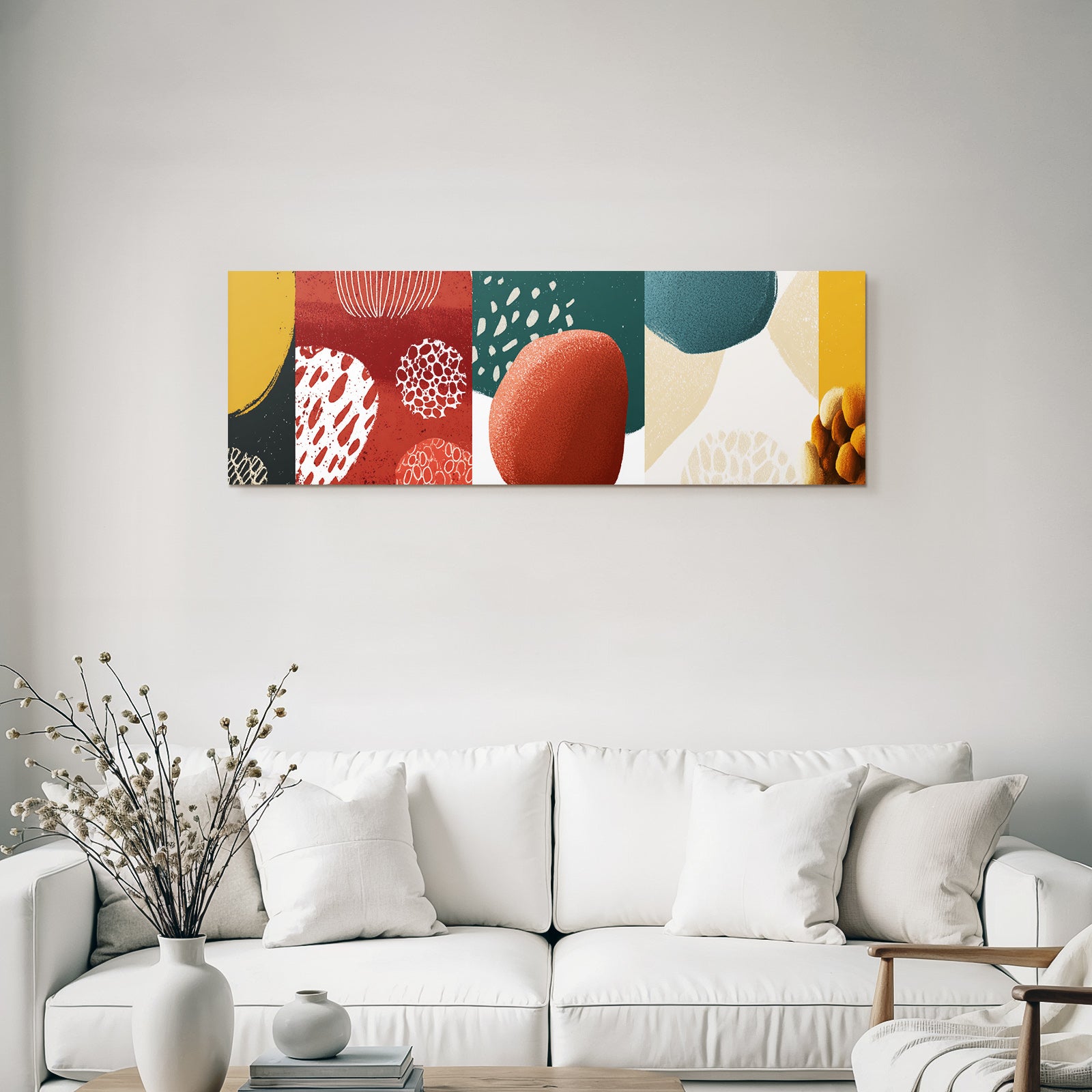 Abstrakte Illustration Farben Formen Texuren