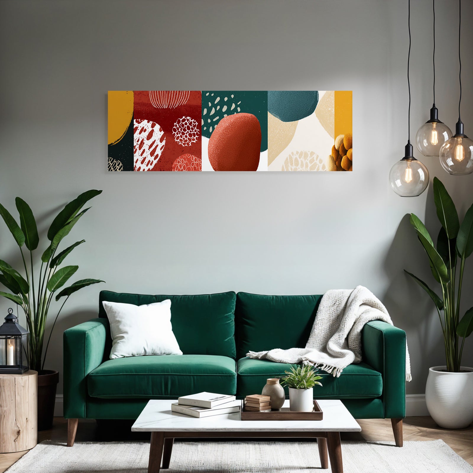 Abstrakte Illustration Farben Formen Texuren