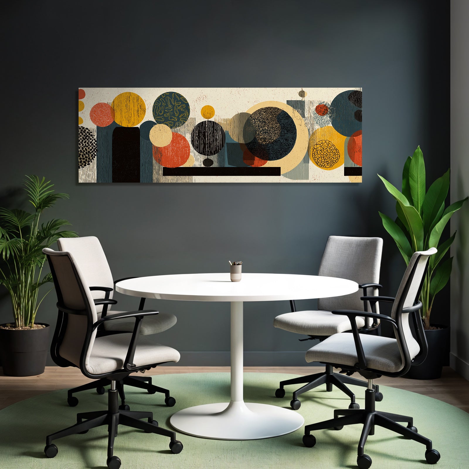 Abstrakte Illustration Farbenformen Jpg