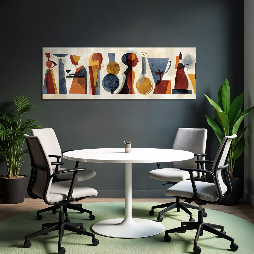 Abstrakte Illustration Figuren Objekte Formen Farben