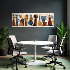 Abstrakte Illustration Figuren Objekte Formen Farben