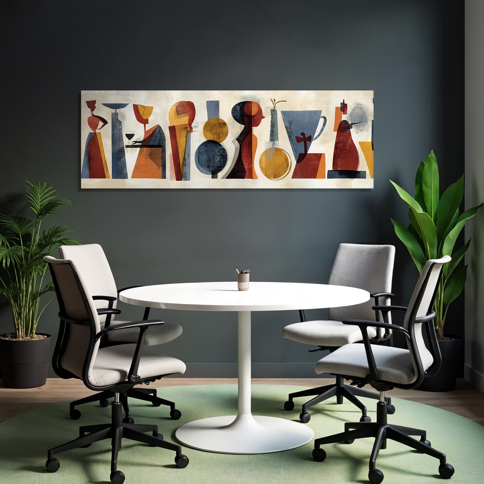 Abstrakte Illustration Figuren Objekte Formen Farben