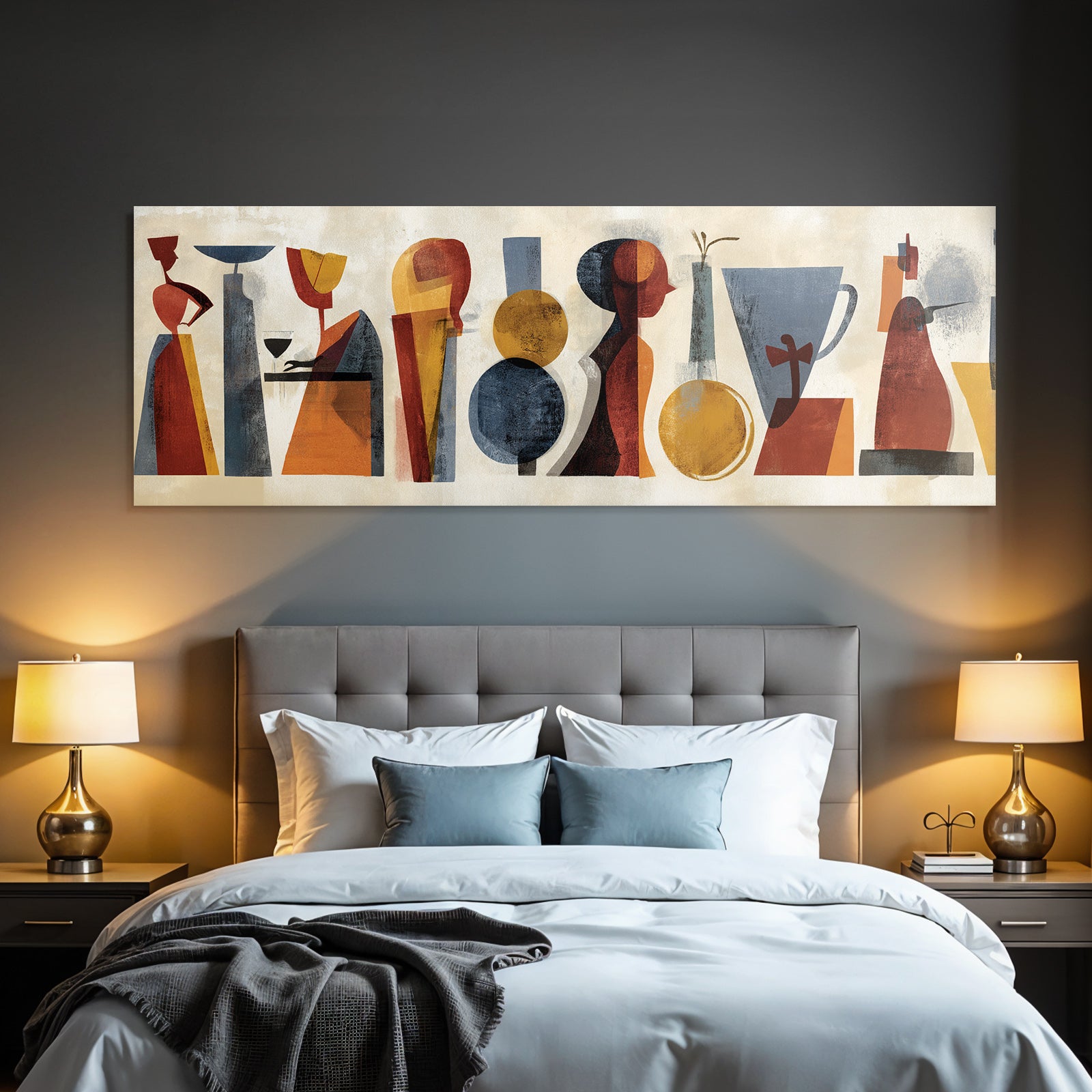 Abstrakte Illustration Figuren Objekte Formen Farben