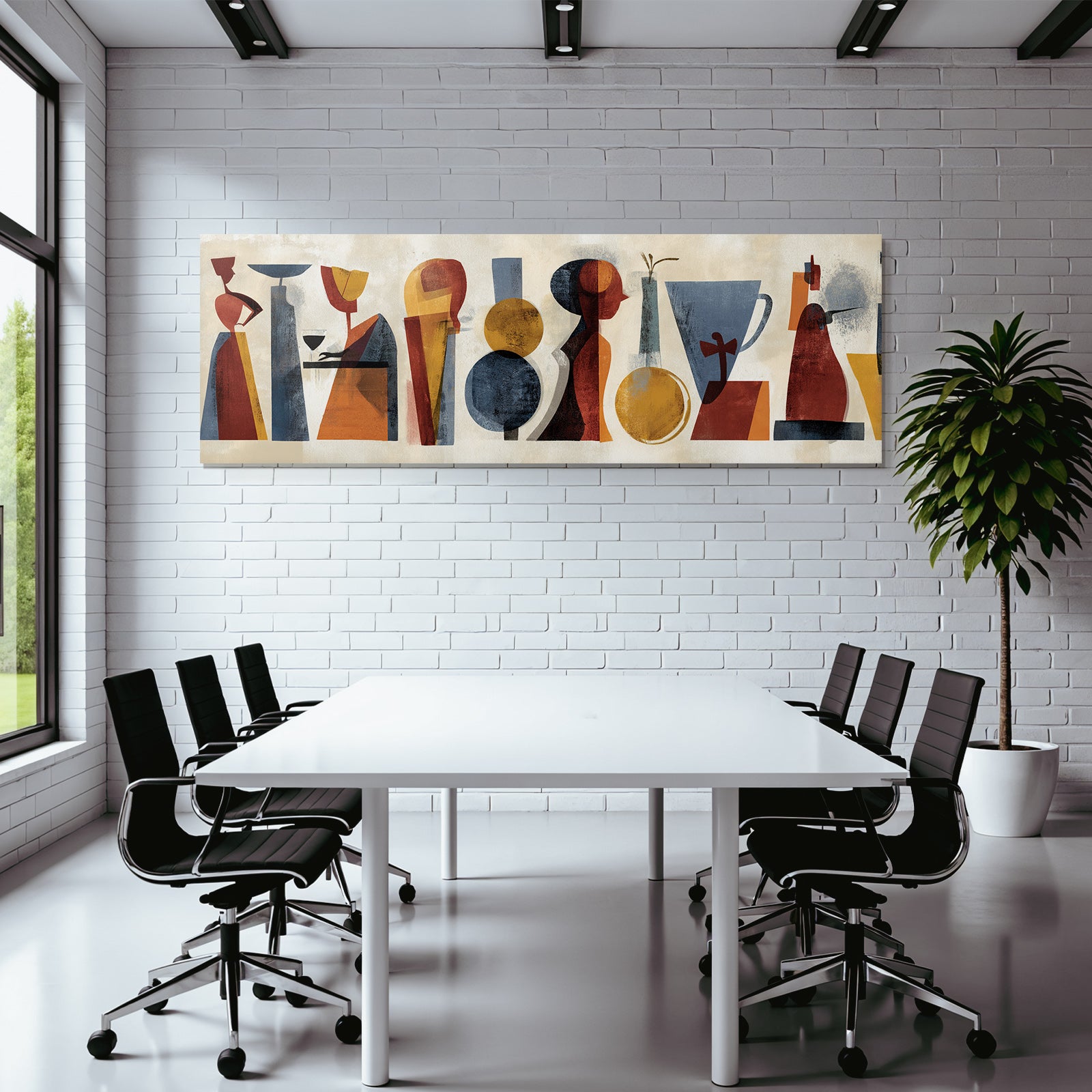 Abstrakte Illustration Figuren Objekte Formen Farben