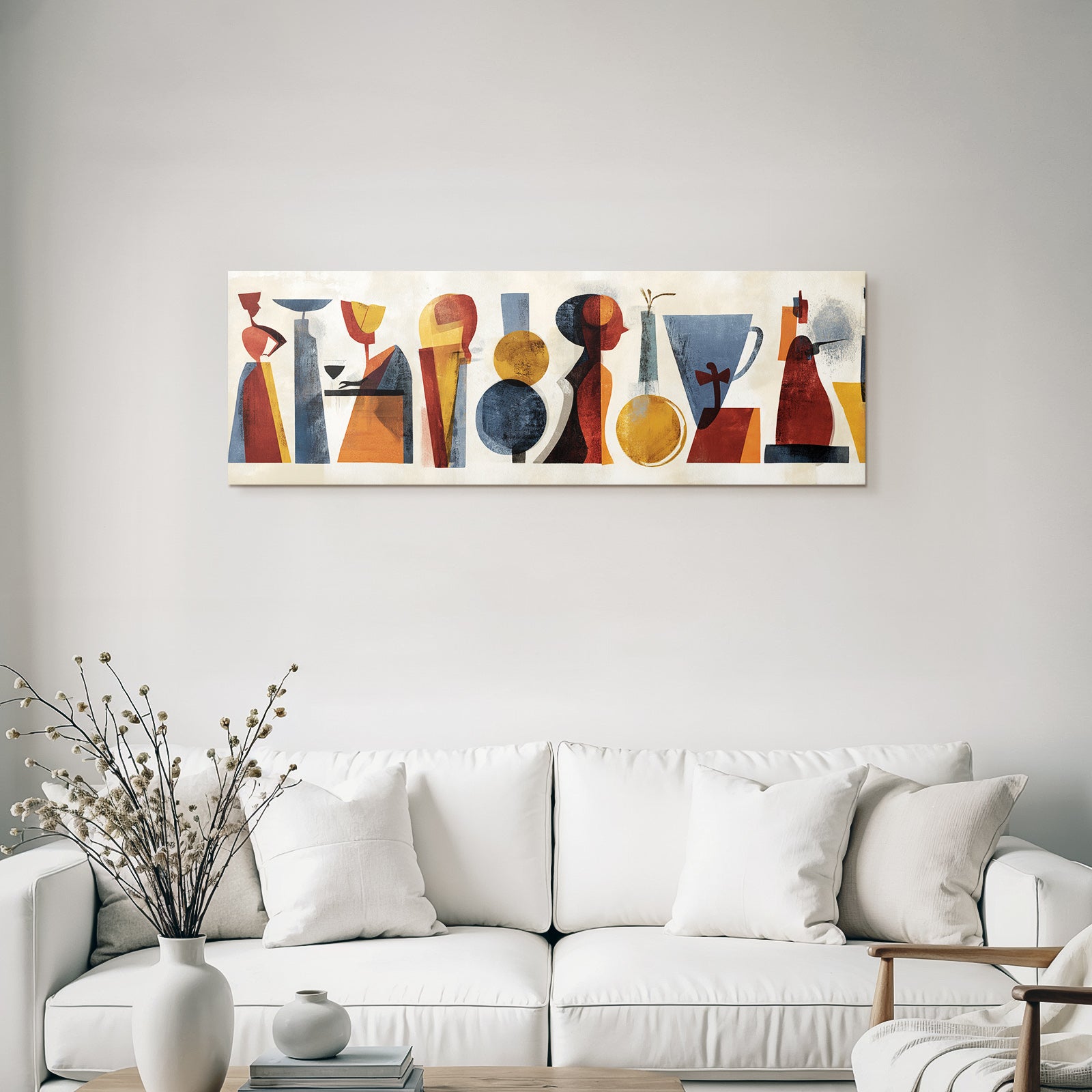 Abstrakte Illustration Figuren Objekte Formen Farben