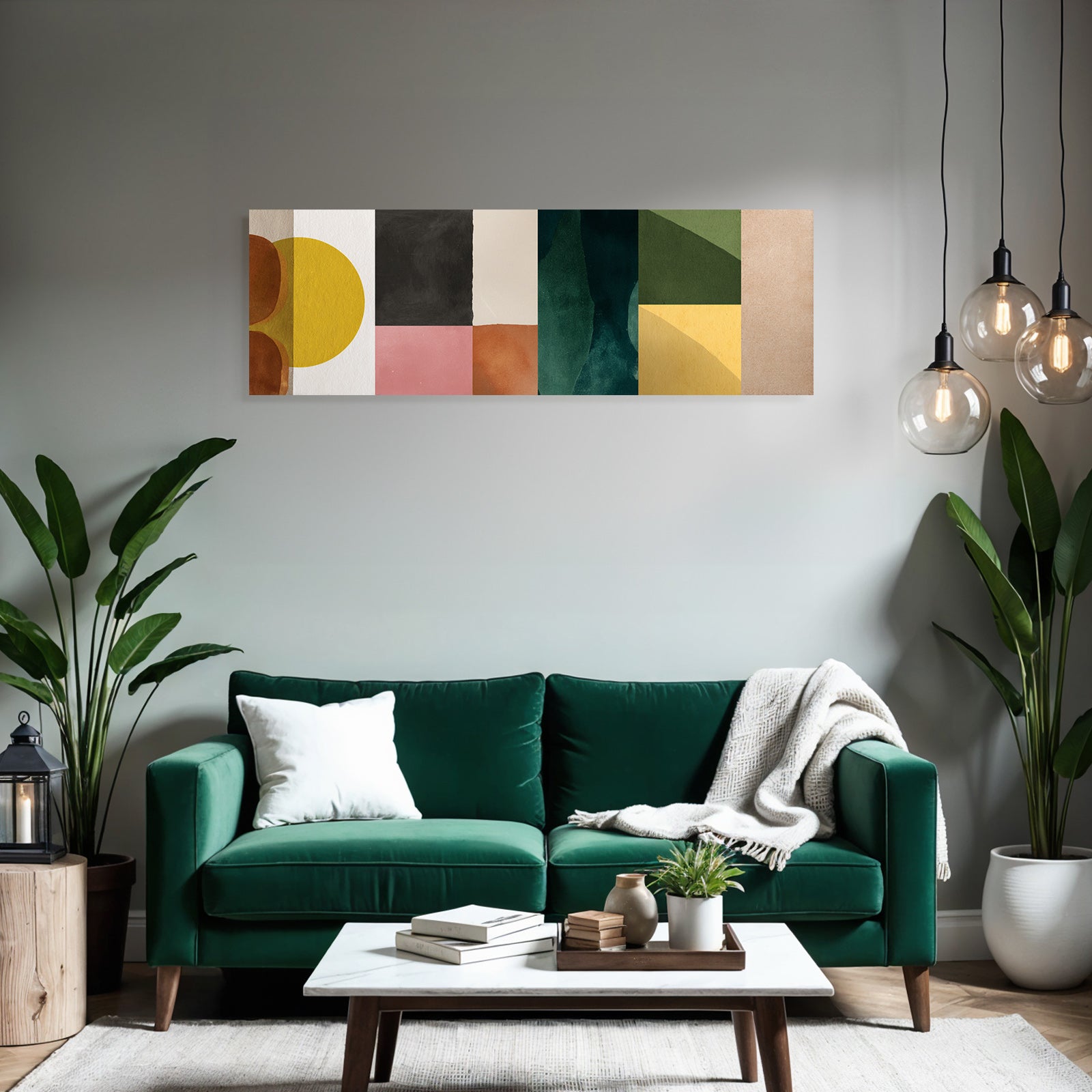 Abstrakte Komposition Geometrische Formen Farben Texturen