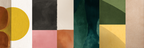 Abstrakte Komposition Geometrische Formen Farben Texturen | Mid Century Modern | Einrichtungsstile