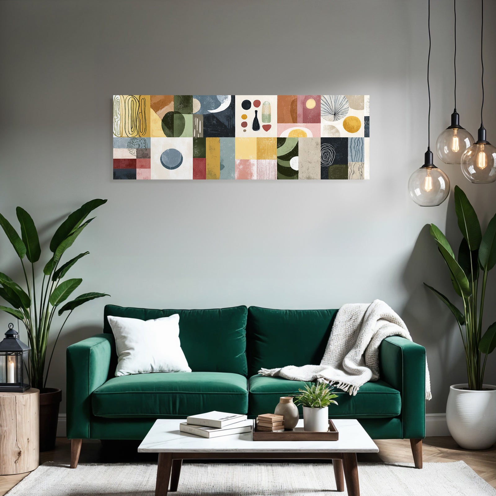 Abstrakte Komposition Mit Formen Farben Texturen Raster