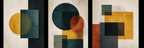 Abstrakte Kunst Geometrische Formen | Mid Century Modern | Einrichtungsstile