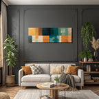 Abstrakte Muster Und Farben Gitter Format Modern Aesthetik