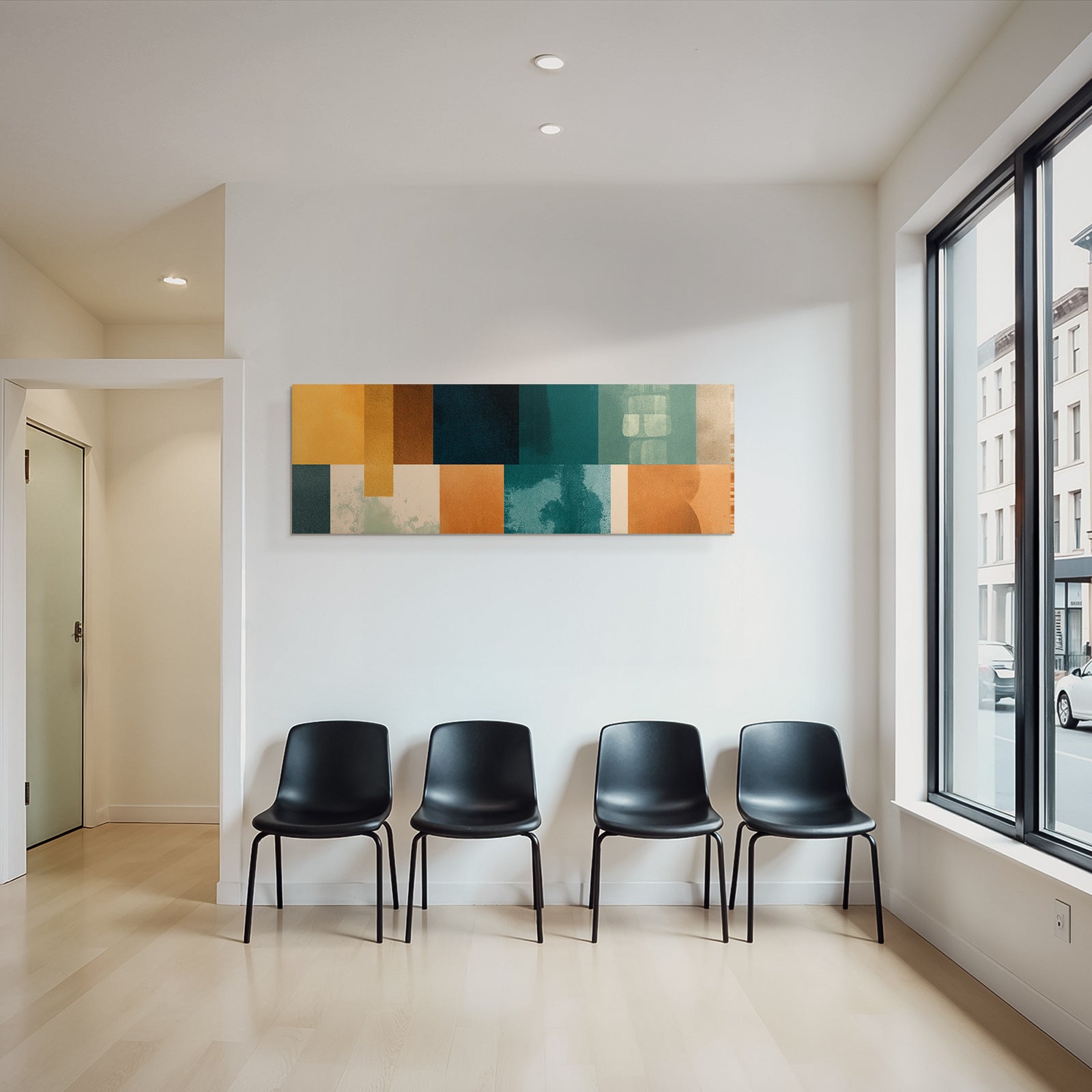 Abstrakte Muster Und Farben Gitter Format Modern Aesthetik