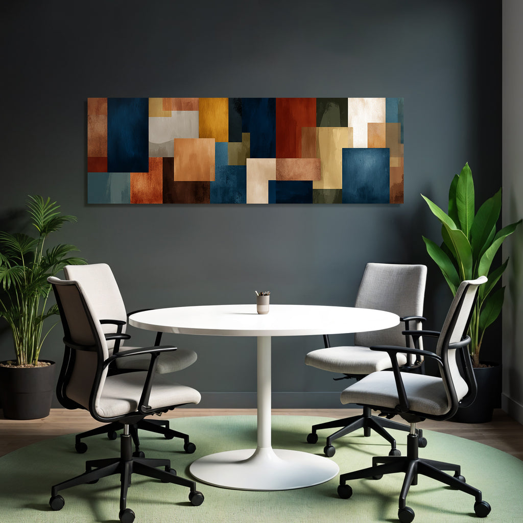 Abstract Design Colorful Blocks
