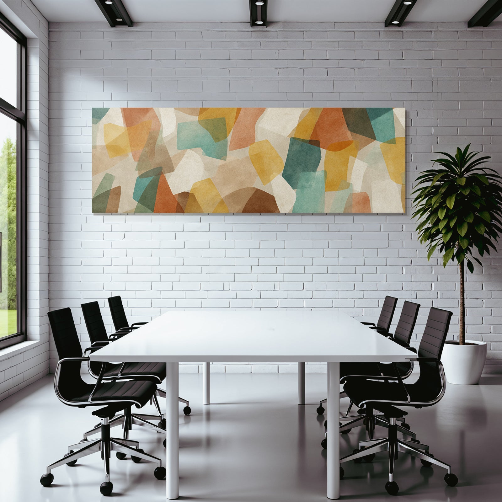 Abstraktes Design Buntesch Formen