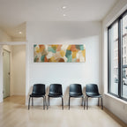 Abstraktes Design Buntesch Formen