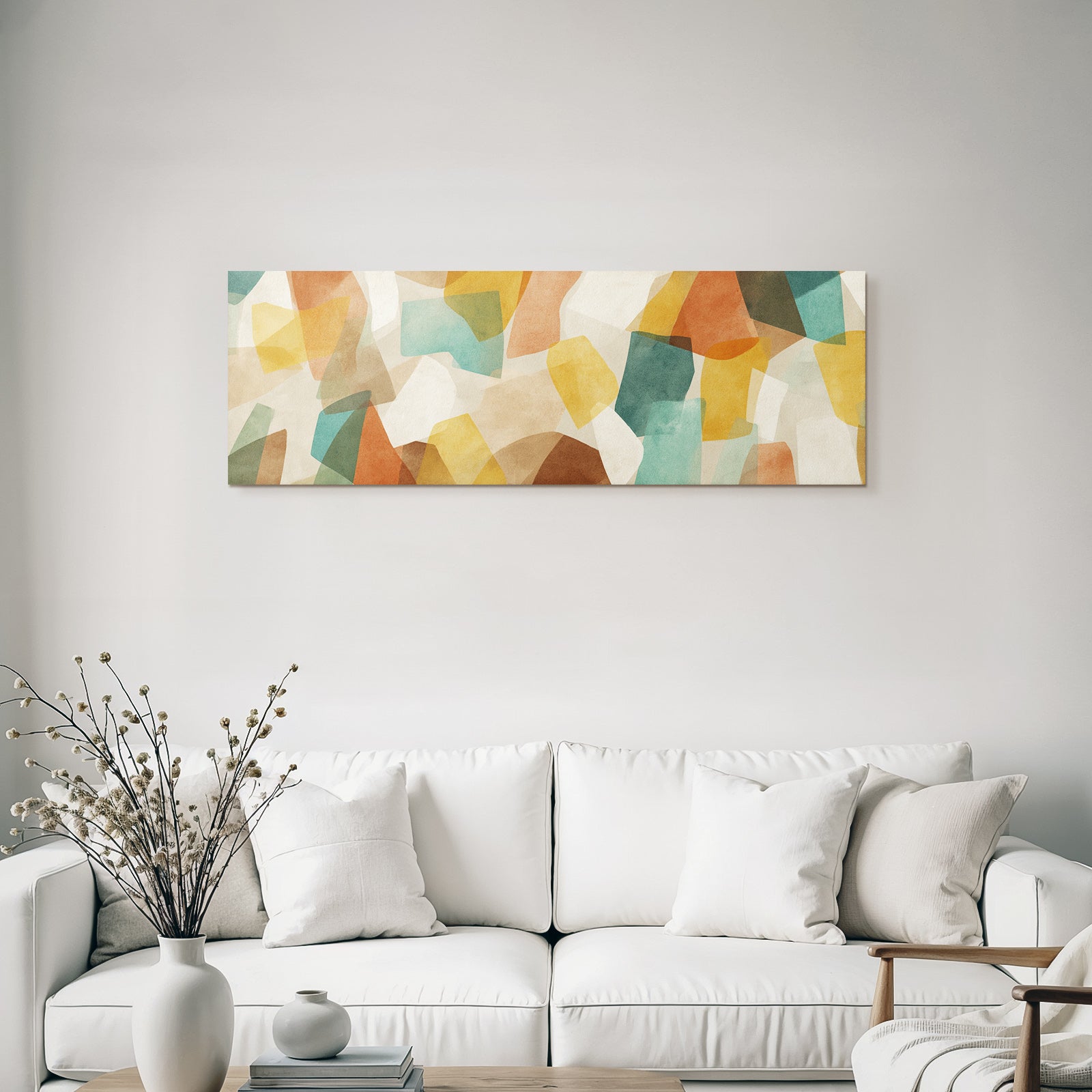 Abstraktes Design Buntesch Formen