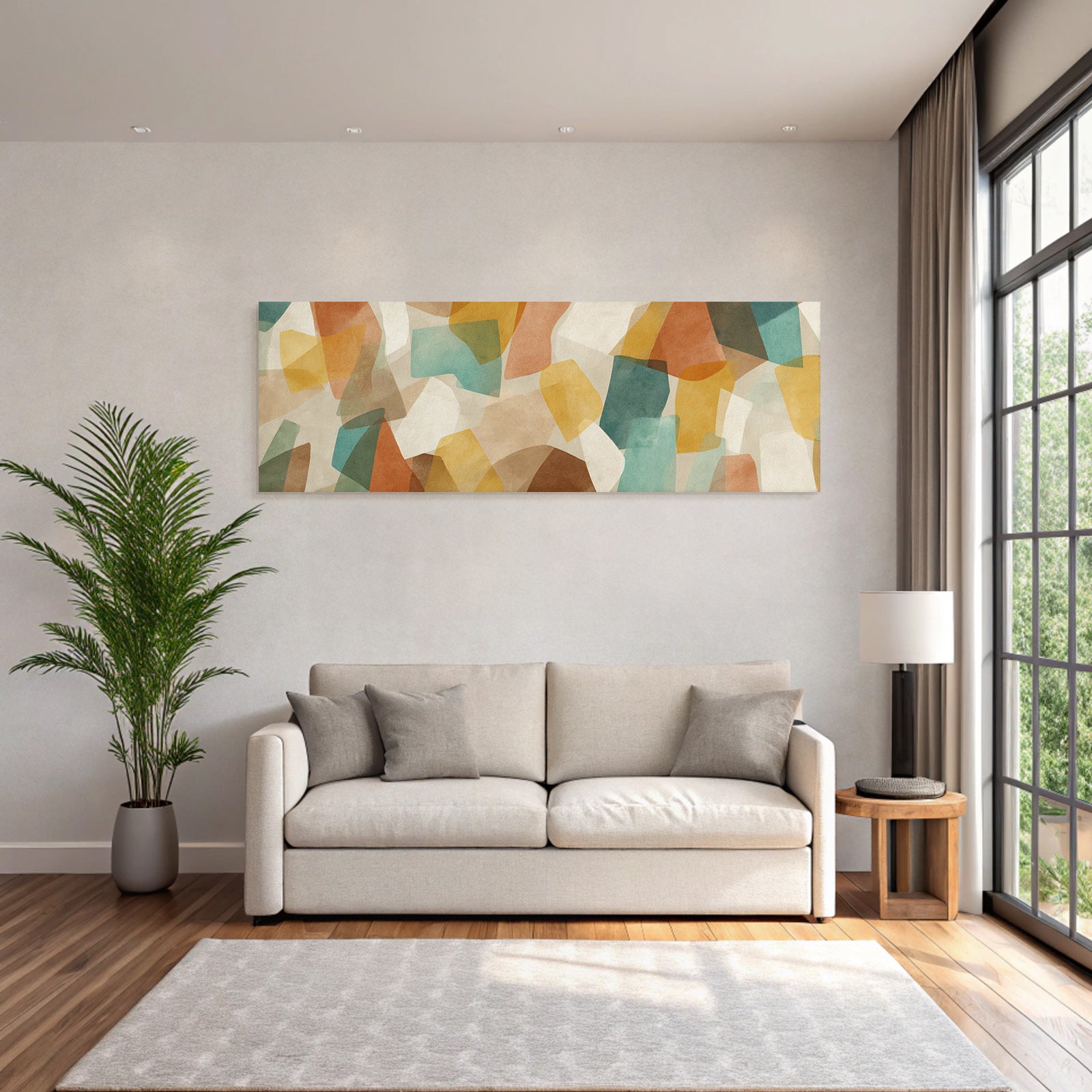 Abstraktes Design Buntesch Formen